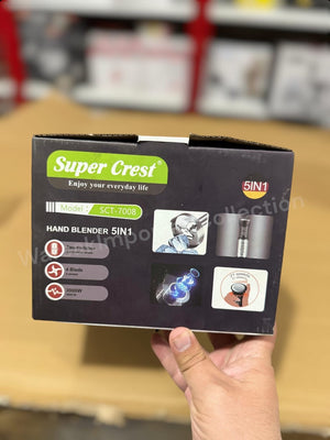 Super Crest 5 in 1 Hand Blender Set SCT-7008