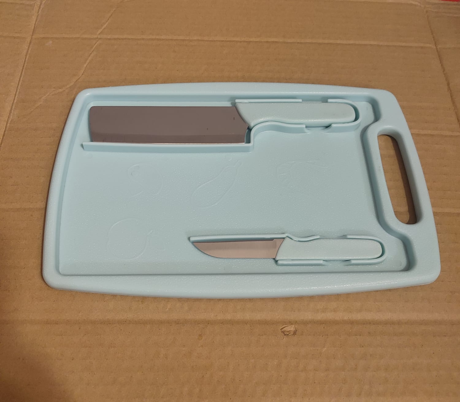 Handle Multipurpose Cutting Board With Storage