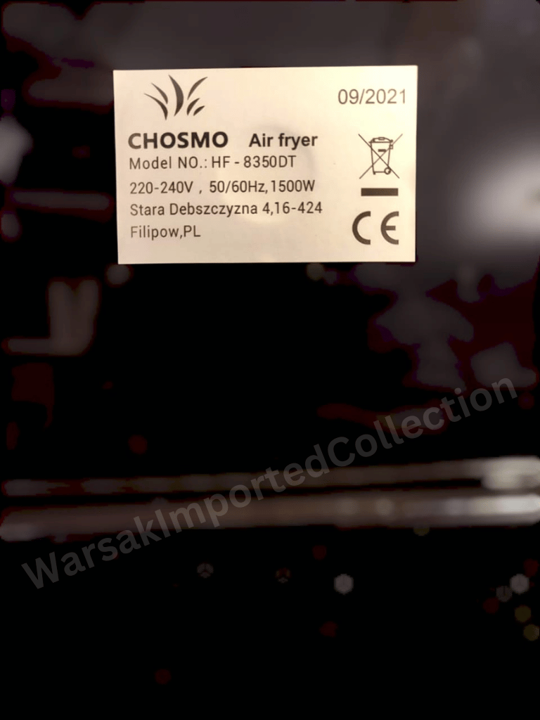 CHOSMO Digital Air Fryer 4.5 L