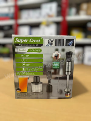 Super Crest 5 in 1 Hand Blender Set SCT-7008