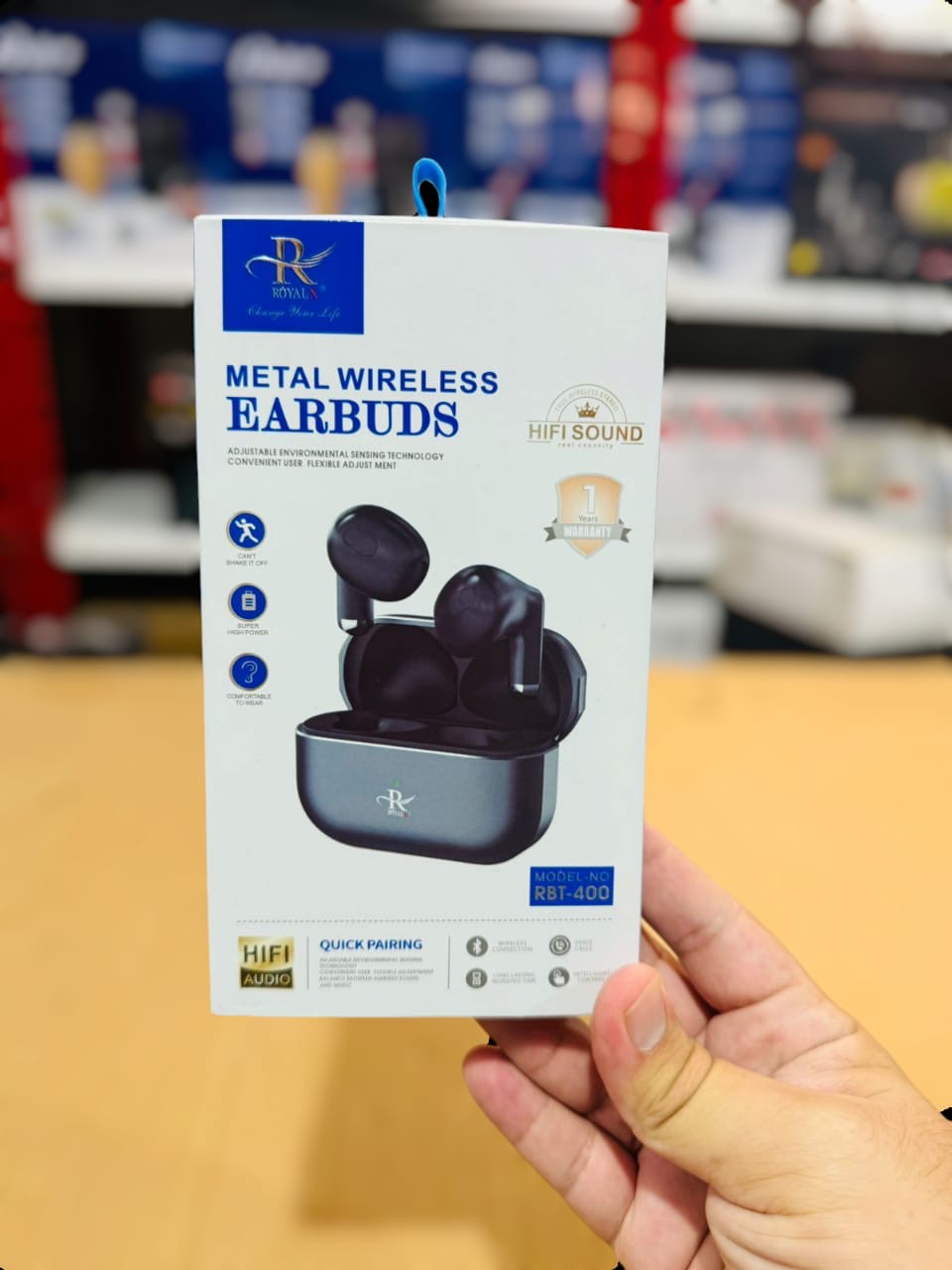 Metal Mini Wireless Earbuds