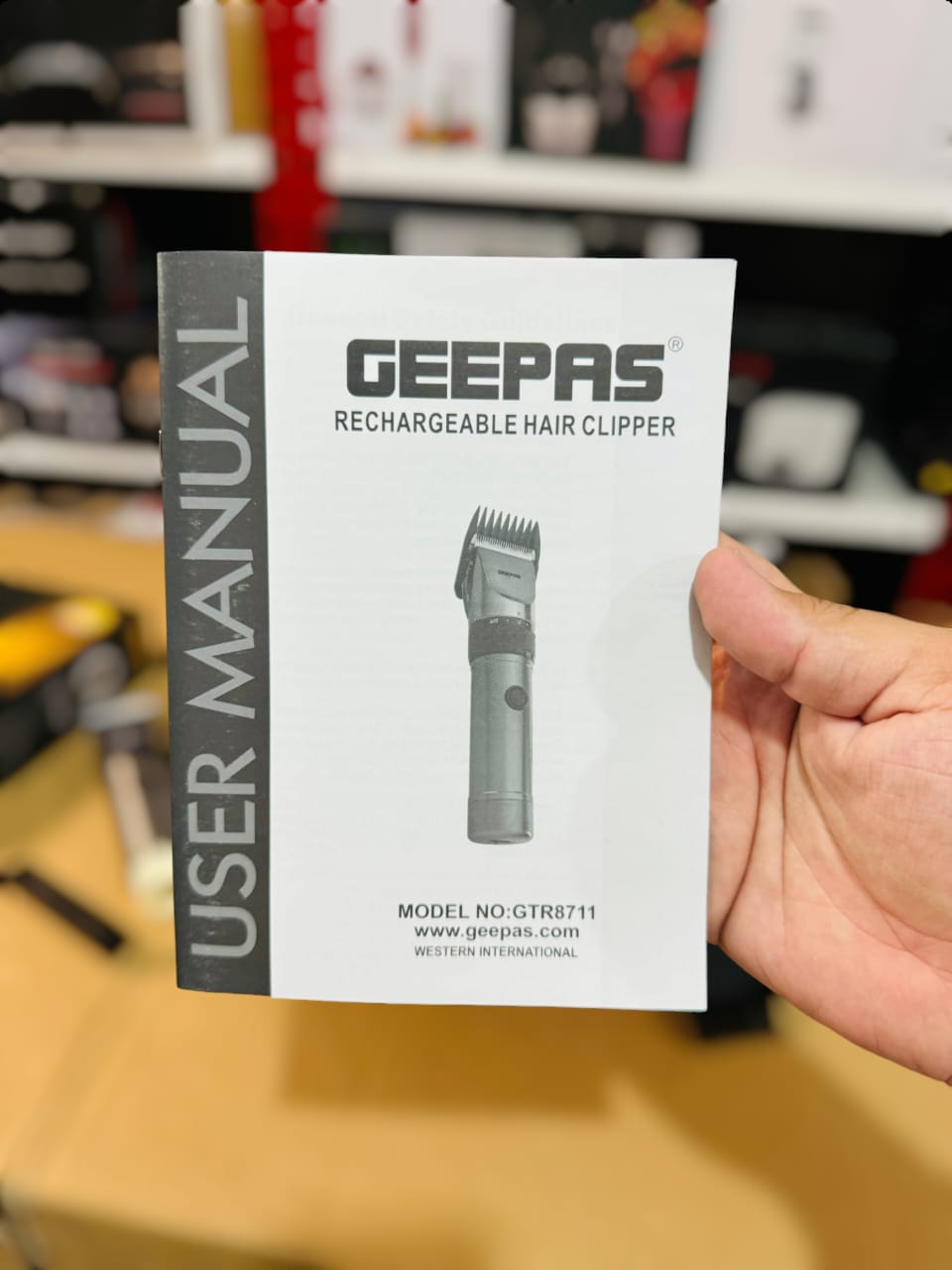 GEEPAS Rechargeable Hair Clipper GTR8711