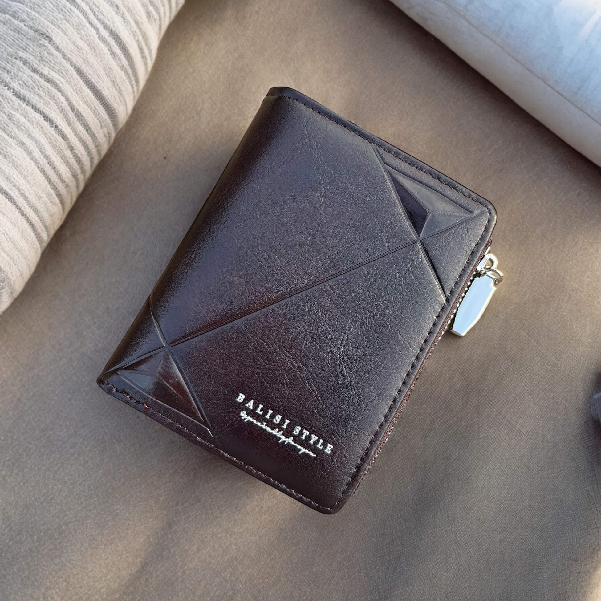 Crafted Balisi Imported Zipper Wallet