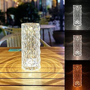 Rechargeable Touch Control Crystal Table Lamp