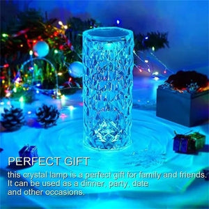 Rechargeable Touch Control Crystal Table Lamp